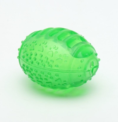 Custom Green TPR Dog Toy Commercial Dog Chew Toys For Heavy Chewers
