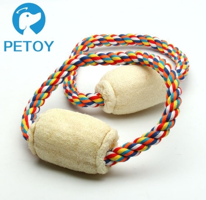 Interactive Cotton Durable Pet Toys Eco - Friendly Customized Color