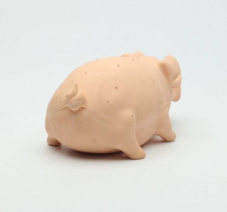 commercial PIG squeeze squeaky dog latex toy with sound