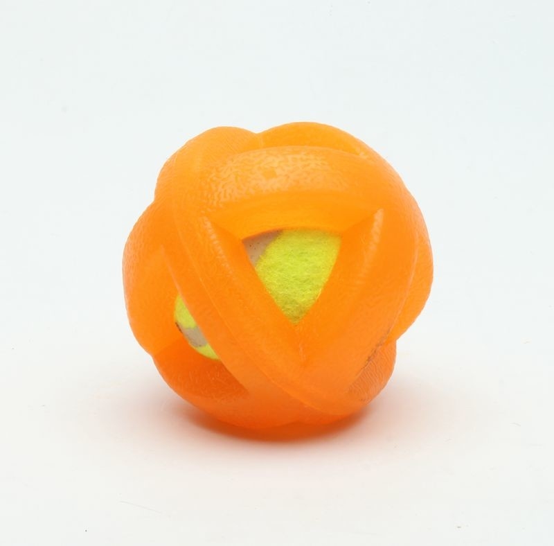Color Mix Durable TPR Dog Toy Large Plastic Toy Balls ODM Services