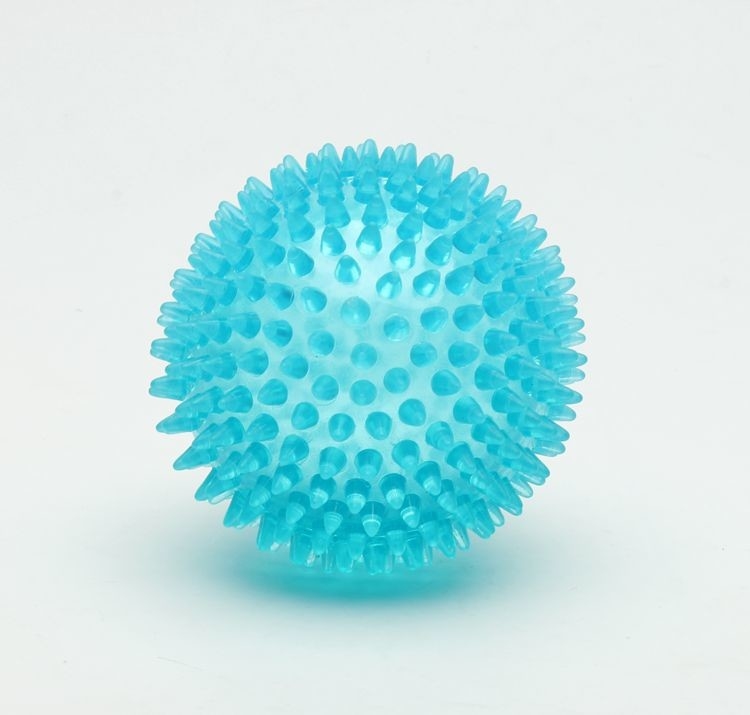 Multicolor Dog Toy Spiky Ball Pet Knobby Bouncing Ball Toy OEM Service