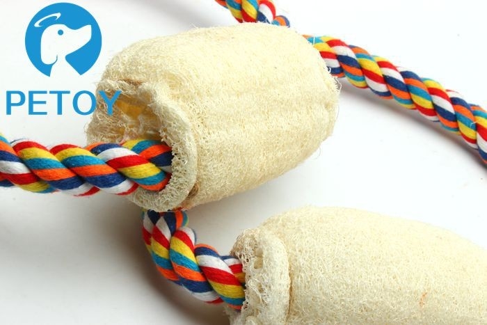 Interactive Cotton Durable Pet Toys Eco - Friendly Customized Color
