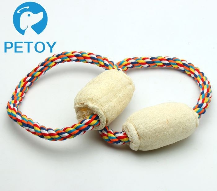 Interactive Cotton Durable Pet Toys Eco - Friendly Customized Color