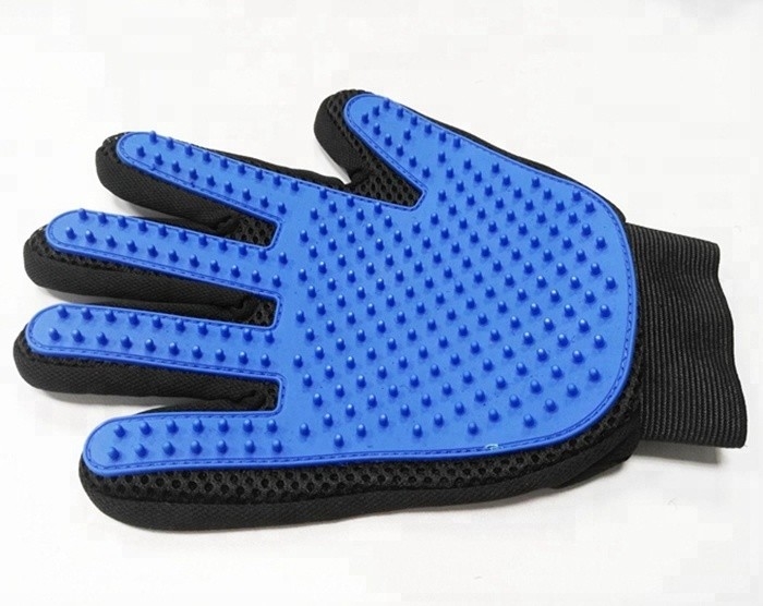259 Pins Gentle Pet Mitt Brush Five Finger Dog Cleaning Gloves Long Service Life