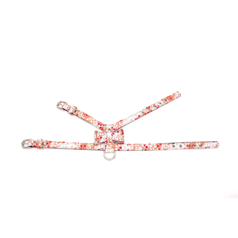 Christmas Style Dog Collars And Leashes Easy Walk Dog Harness Reversible For Small Dog