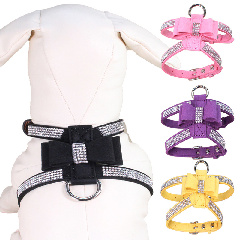 Nylon Backpack Luxury Dog Harness / Adjustable Dog Harness No Pull Easy To Clean