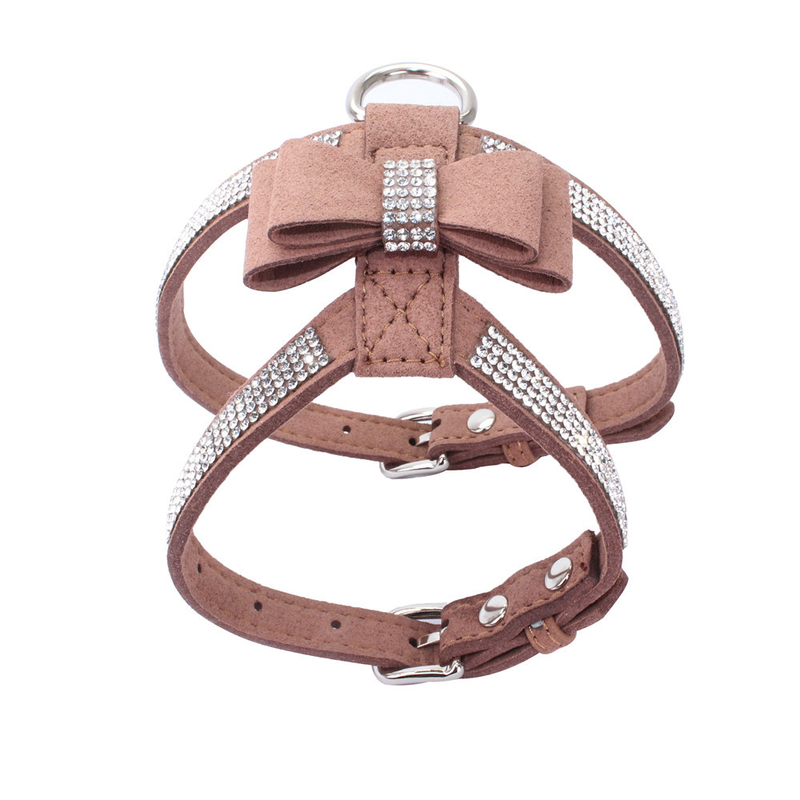 Nylon Backpack Luxury Dog Harness / Adjustable Dog Harness No Pull Easy To Clean