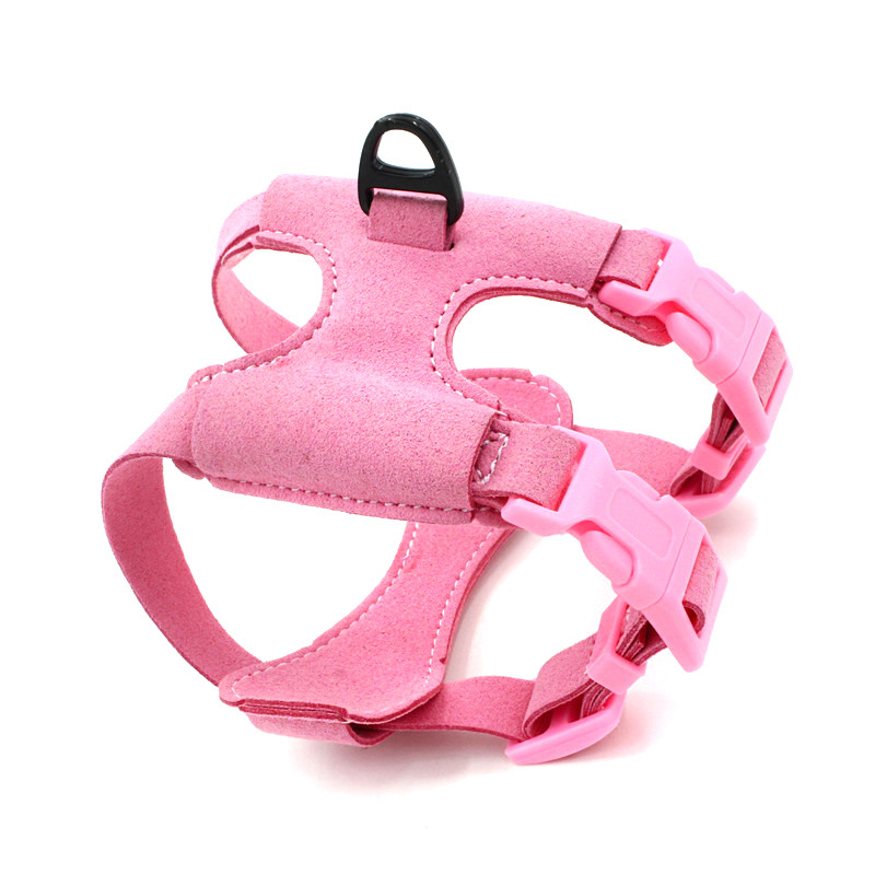 Soft Retractable Dog Collars And Leashes Small Nylon Dog Harness HP-054