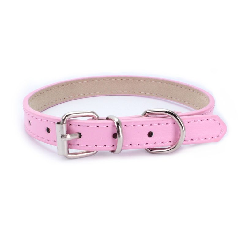 Multi Color Dog Collars And Leashes Different Size With Durable No Pull Buckle