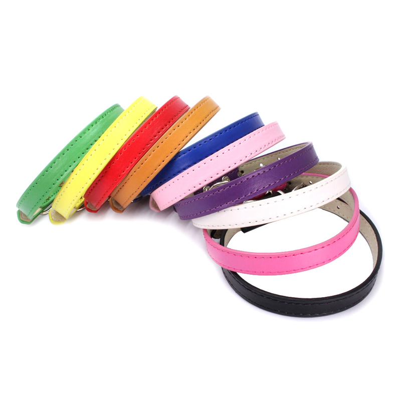 Multi Color Dog Collars And Leashes Different Size With Durable No Pull Buckle